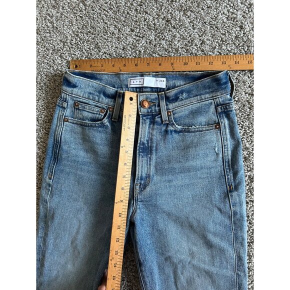 AYR Womens Sz 26S The Sugar High-Rise Straight-Leg Jeans Medium Wash - Picture 11 of 12